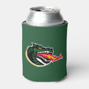 Fiery Mascot Emblem Can Cooler