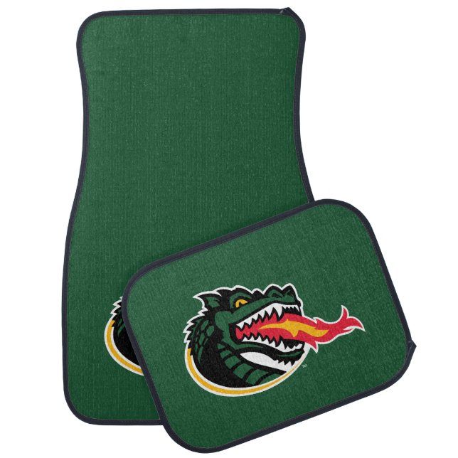 Fiery Mascot Emblem Car Floor Mat (Set)