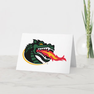 Fiery Mascot Emblem Card