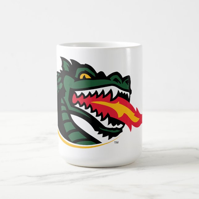 Fiery Mascot Emblem Coffee Mug (Center)