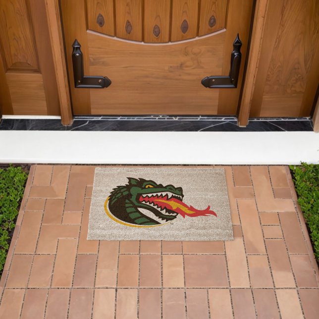 Fiery Mascot Emblem Fiber Doormat (Insitu (Outdoor))