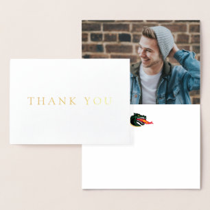 Fiery Mascot Emblem Foil Card