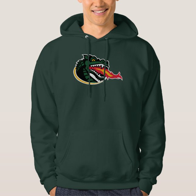 Fiery Mascot Emblem Hoodie (Front)