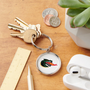 Fiery Mascot Emblem Keychain