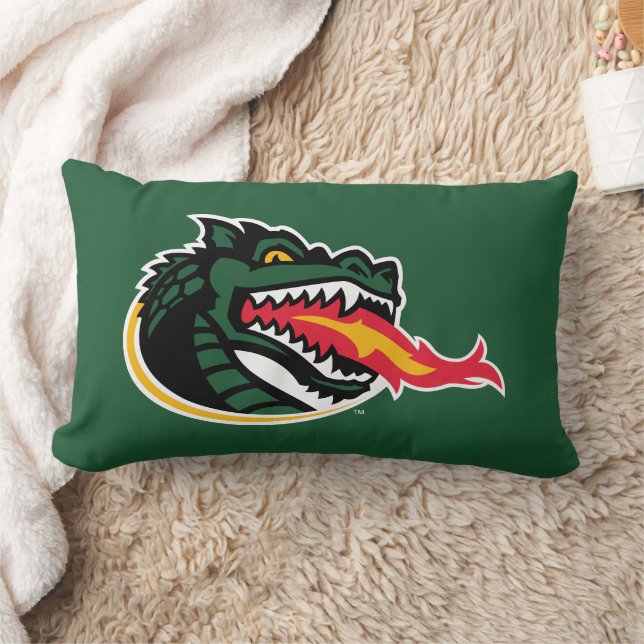Fiery Mascot Emblem Lumbar Pillow (Blanket)