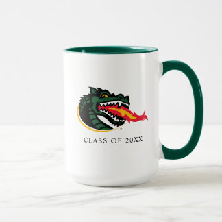 Fiery Mascot Emblem Mug