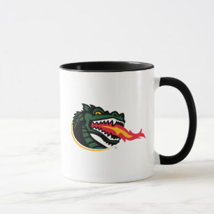 Fiery Mascot Emblem Mug