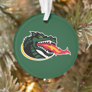 Fiery Mascot Emblem Ornament