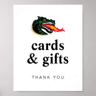 Fiery Mascot Emblem Poster