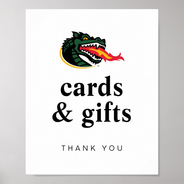 Fiery Mascot Emblem Poster (Front)