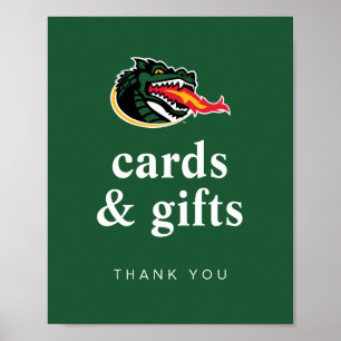 Fiery Mascot Emblem Poster