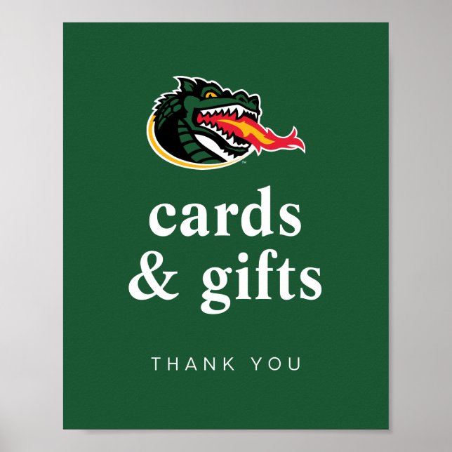 Fiery Mascot Emblem Poster (Front)