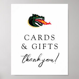 Fiery Mascot Emblem Poster