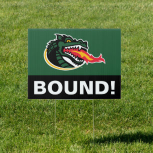 Fiery Mascot Emblem Sign