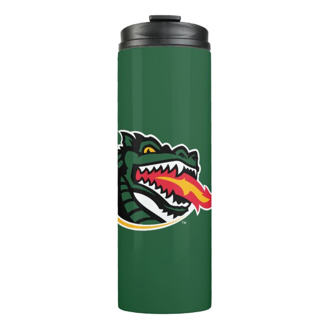 Fiery Mascot Emblem Thermal Tumbler (Front)