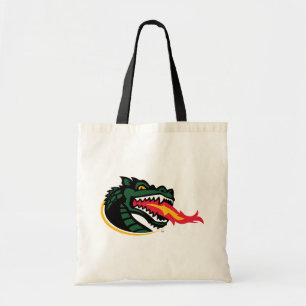 Fiery Mascot Emblem Tote Bag