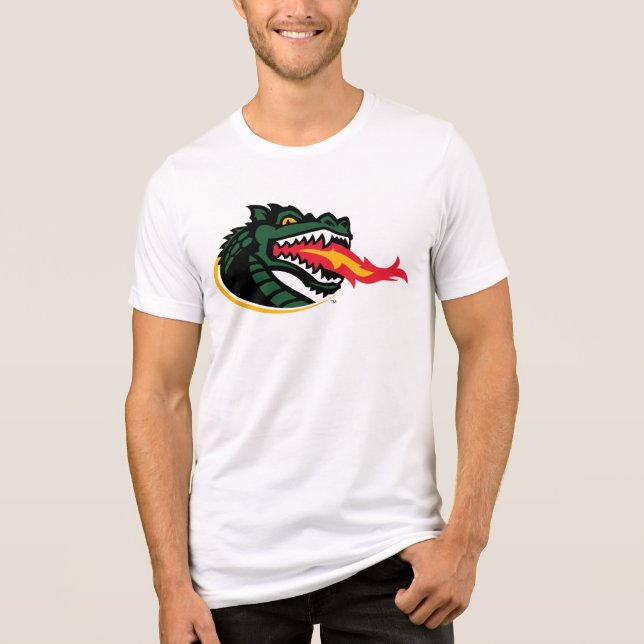 Fiery Mascot Emblem Tri-Blend Shirt (Front)