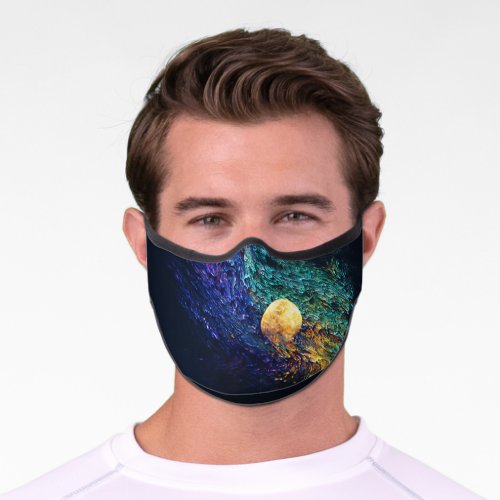 Fiery Moon Premium Face Mask