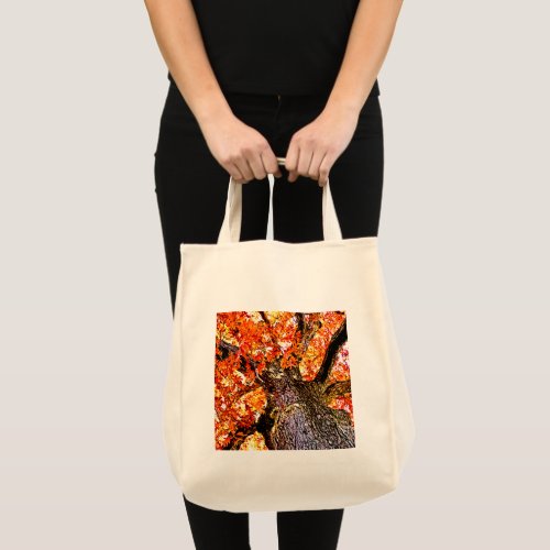 Fiery Oak Tote Bag