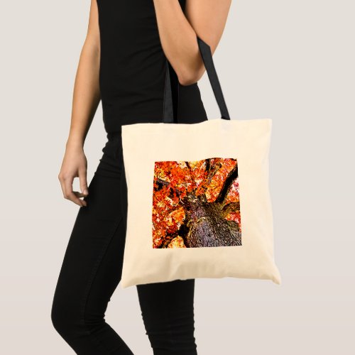 Fiery Oak Tote Bag