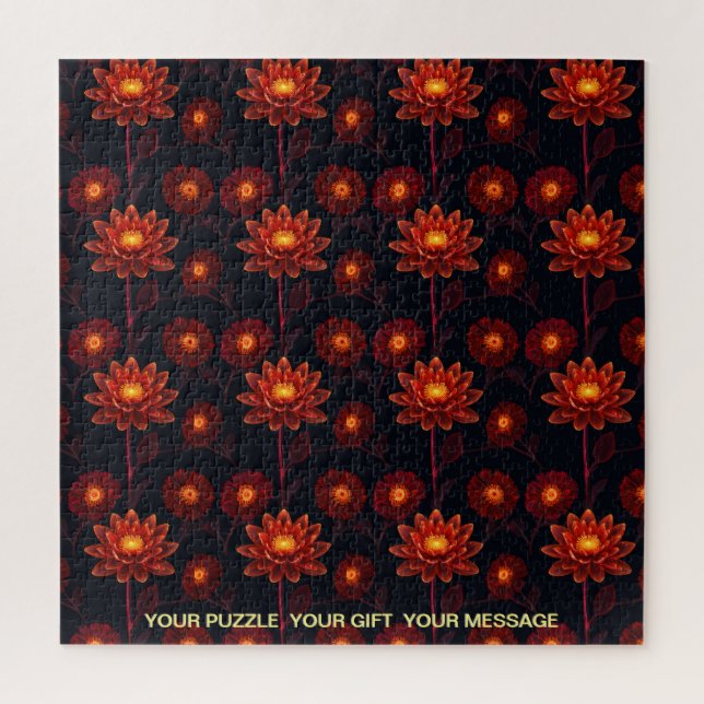 Fiery Petal Puzzle (Vertical)
