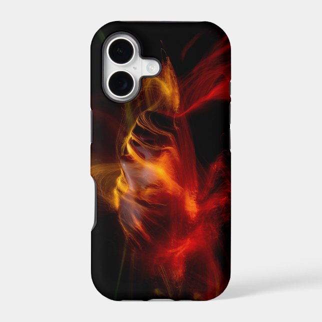 Fiery Red and Gold iphone cases (Back)