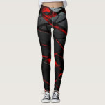 Fiery Red High-Waisted Athletic Leggings<br><div class="desc">Fiery Red High-Waisted Athletic Leggings – Bold Activewear for Women</div>