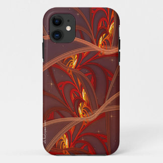 Fiery Red Moon iPhone 11 Case