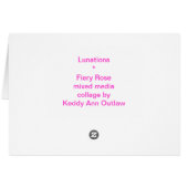 Fiery Rose Cards (Back Horizontal)