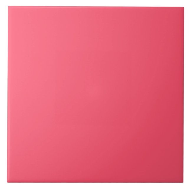 Fiery Rose  Pink tile (Front)