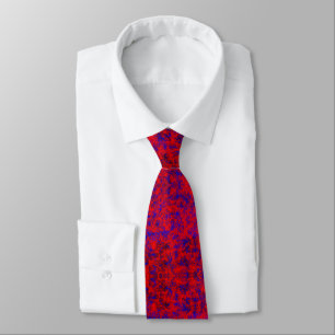 Fiery Ruby Speckle Neck Tie