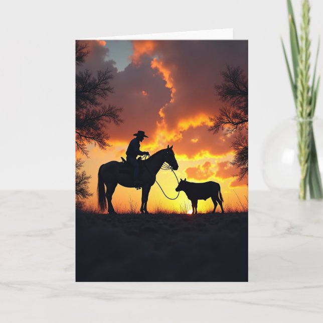 Fiery Sky Fathers Day Journey Card (Front)