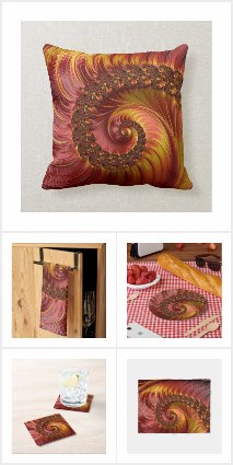 Fiery Spiral Fractal