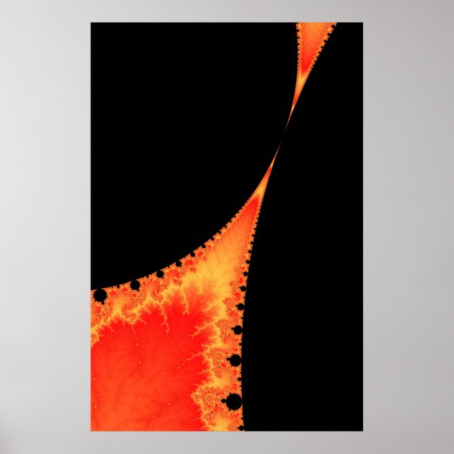 Fiery Stalagmite Poster (Front)