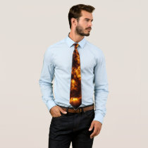 Fiery Sun Corona Solar System Astronomy Neck Tie Fiery Sun Corona Solar System Astronomy Neck Tie