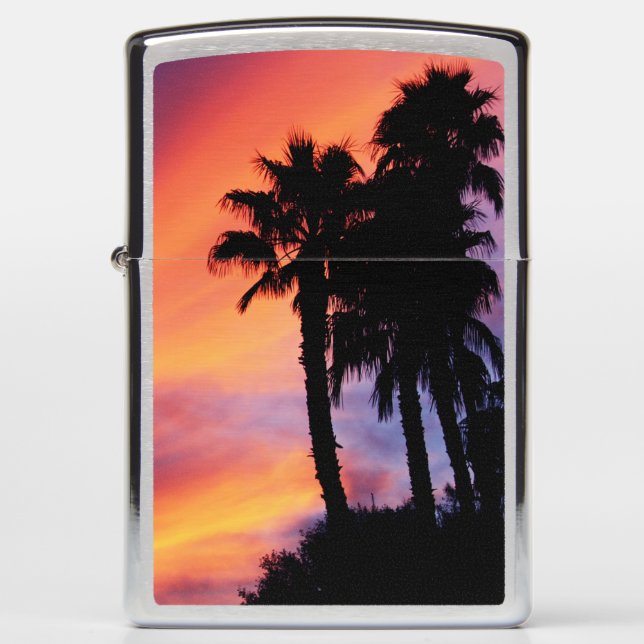 Fiery Sunset Zippo Lighter (Front)