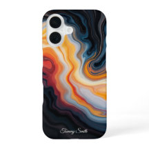 Fiery Swirl Abstract – Bold & Dynamic Art