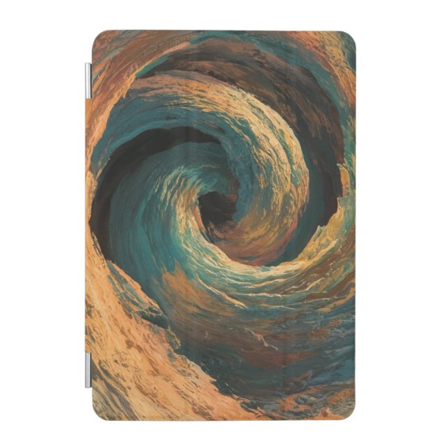 Fiery Swirl of Chaos iPad Mini Cover (Front)