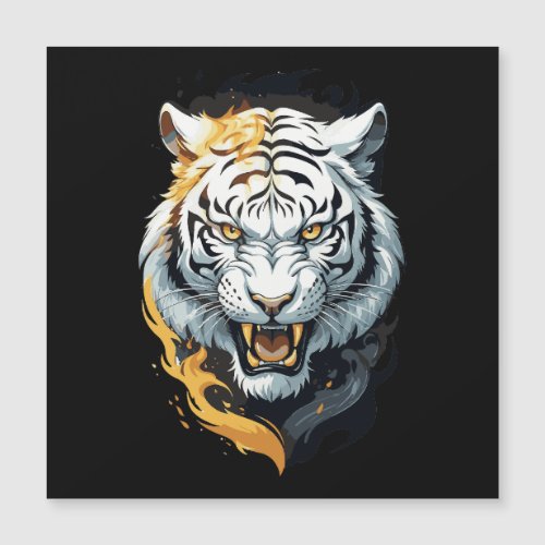 Fiery tiger design