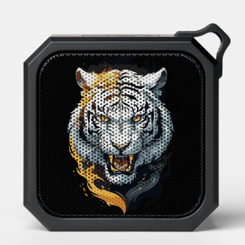 Fiery tiger design bluetooth speaker
