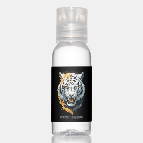Fiery tiger design hand sanitizer
