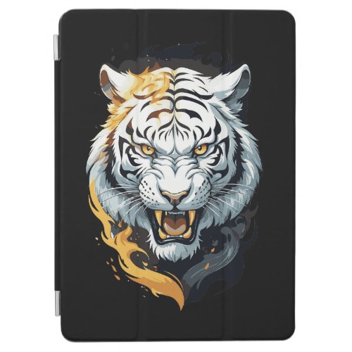 Fiery tiger design iPad air cover