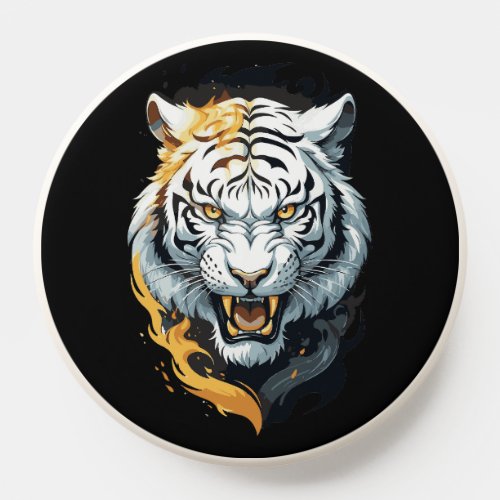 Fiery tiger design PopSocket