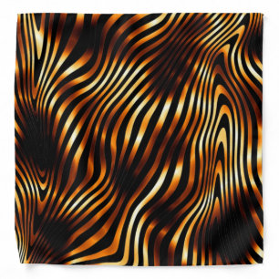 Fiery Tiger Stripes Bandana