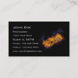 Fiery Trumpet Business Card at Zazzle