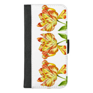 Fiery Tulips on a iPhone 8/7 Plus Wallet Case