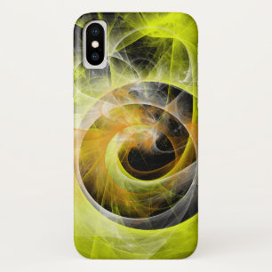 fiery vortex design iPhone x case