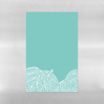 Fiery Waves Magnetic Dry Erase Sheet by scribbleprints at Zazzle