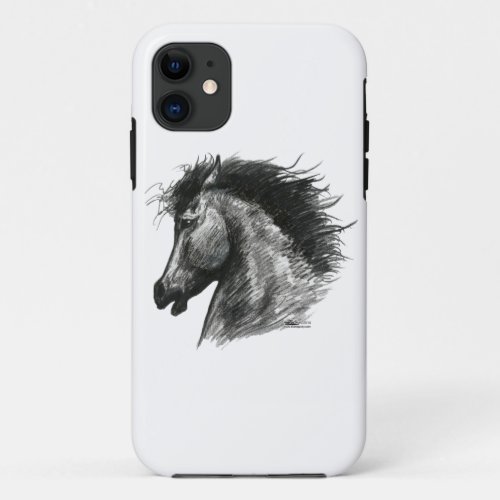 Fiery Wild Horse iPhone 11 Case