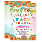 Taco Twosday Birthday Invitations 9